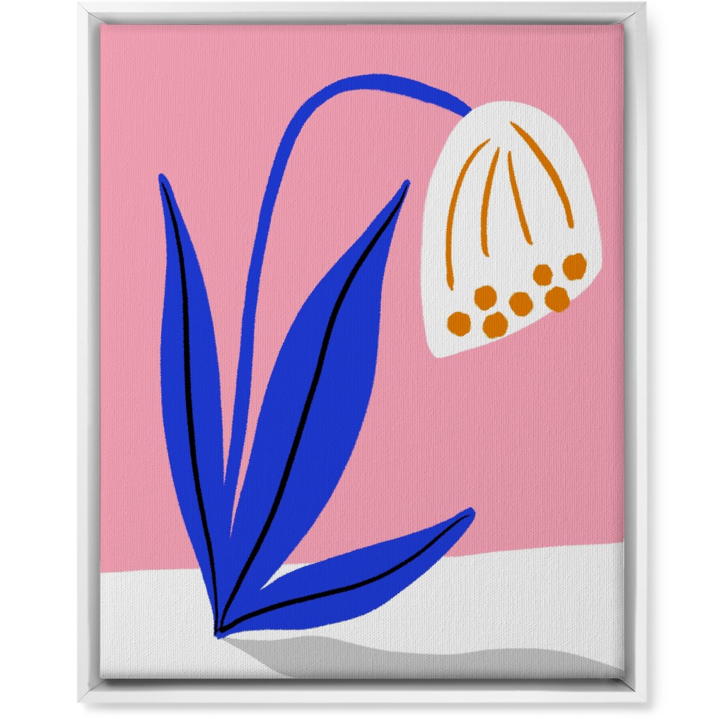 Derp Flower - Multi Wall Art, White, Single piece, Canvas, 16x20, Multicolor