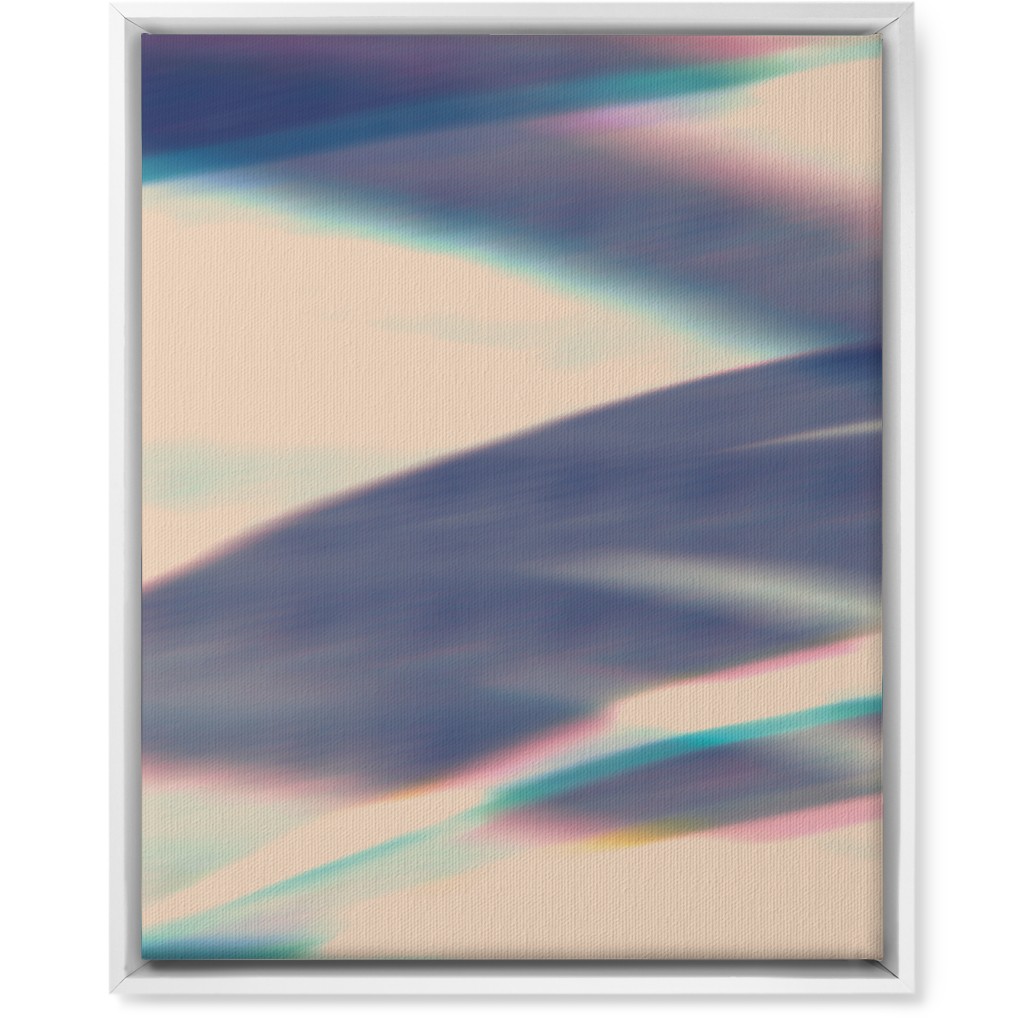 Exposed - Blue Wall Art, White, Single piece, Canvas, 16x20, Blue