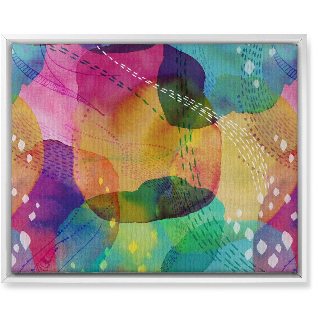 Daydreaming Wall Art, White, Single piece, Canvas, 16x20, Multicolor