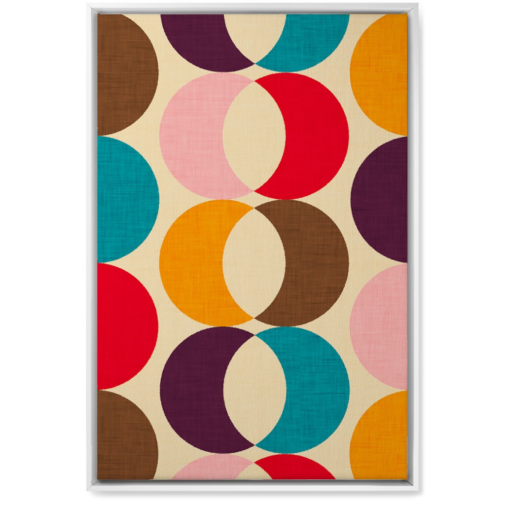 Mid Mod Arrow - Multi Wall Art, White, Single piece, Canvas, 20x30, Multicolor