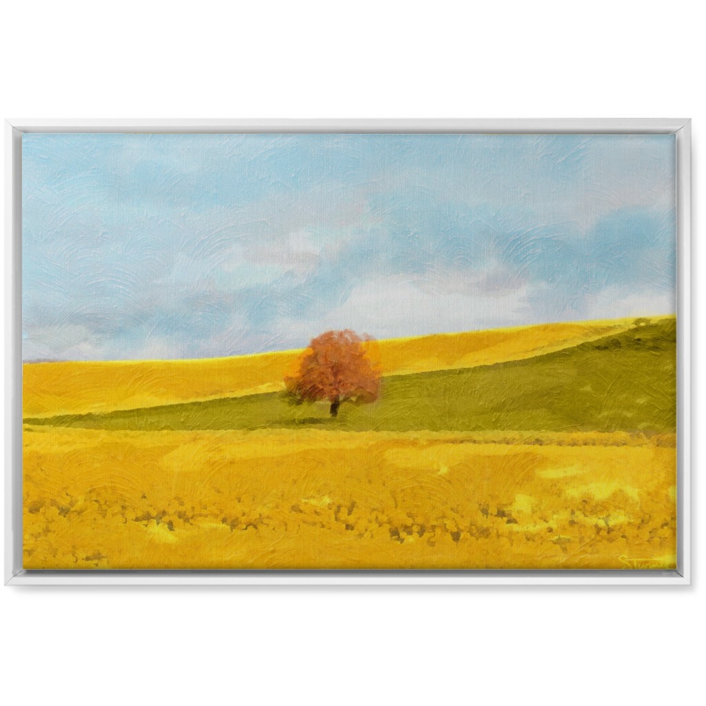 Field of Dreams Wall Art, White, Single piece, Canvas, 20x30, Multicolor