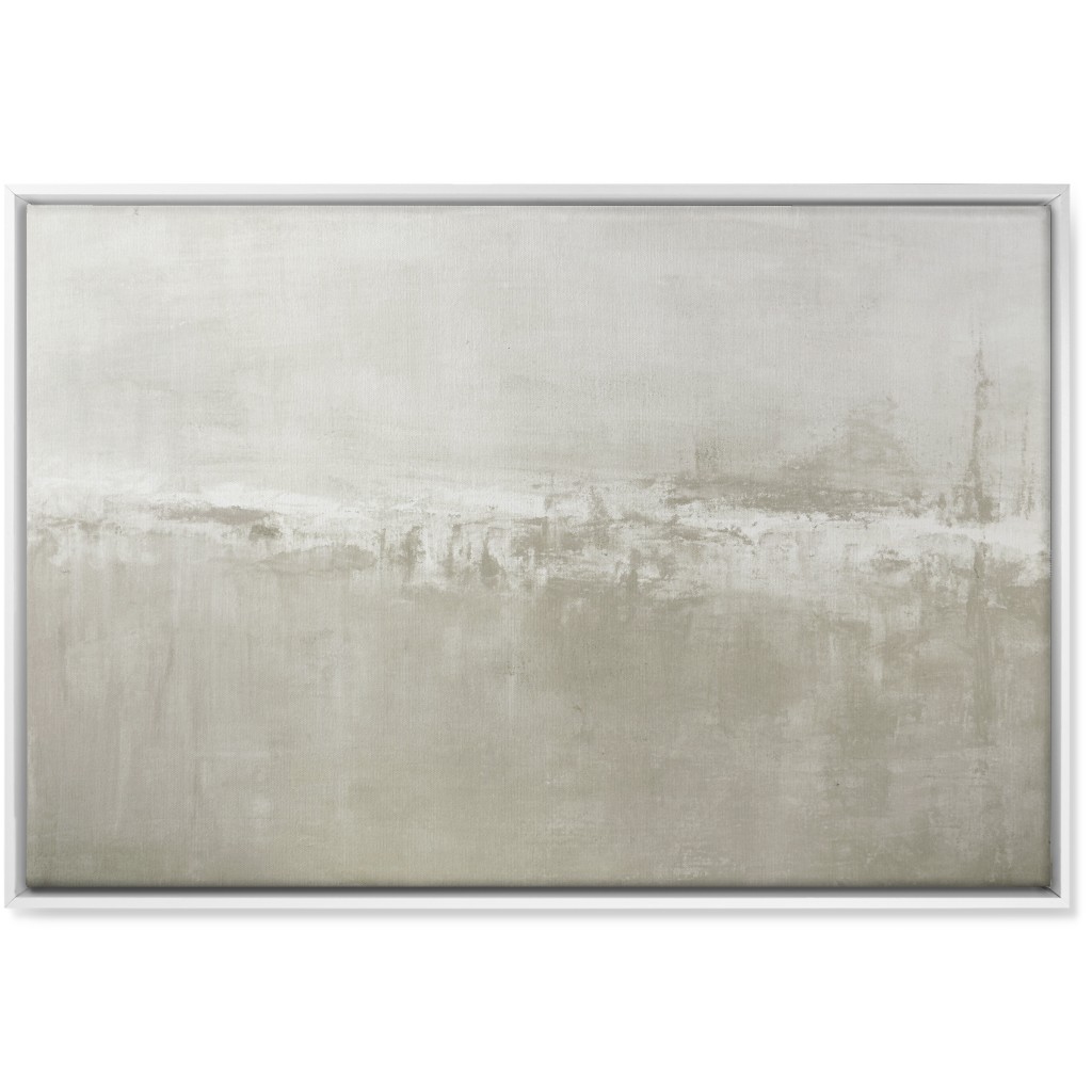 Dune - Beige Wall Art, White, Single piece, Canvas, 24x36, Beige