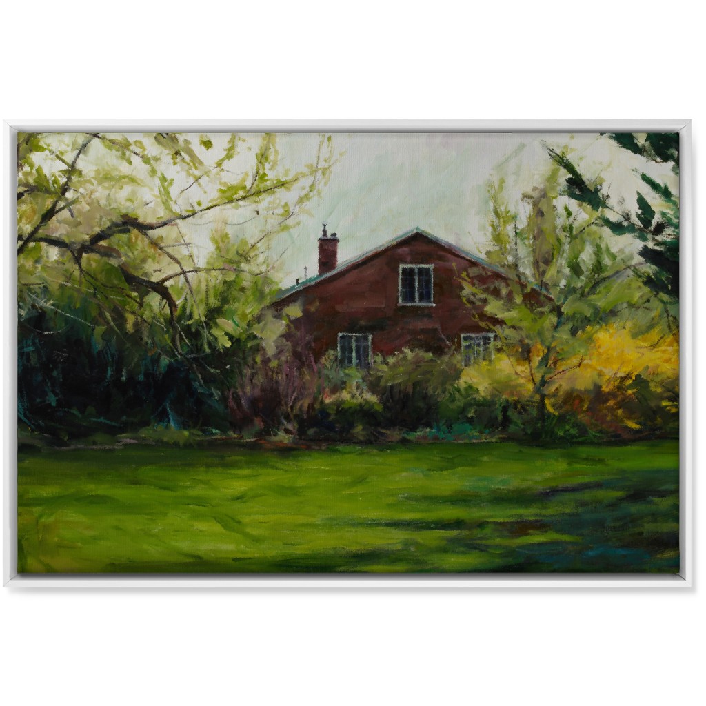 Kays View Painting Wall Art, White, Single piece, Canvas, 24x36, Green