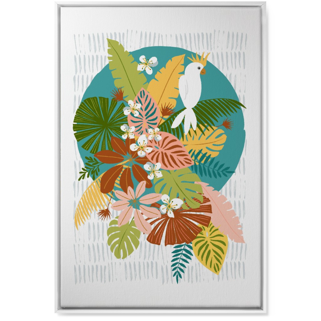 Bohemian Bahama - Multi Wall Art, White, Single piece, Canvas, 24x36, Multicolor