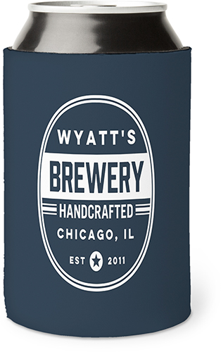 Brewery Can Cooler, Can Cooler, Black