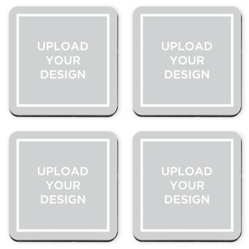 Upload Your Own Design Coaster, Multicolor