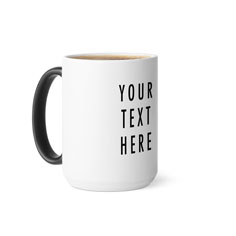 text gallery color changing mug