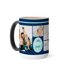 greatest dad watercolor color changing mug