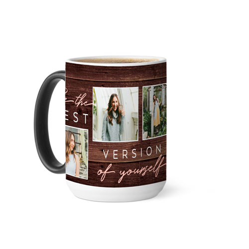 Best Version Wood Panel Color Changing Mug, 15oz, Pink, priscilla