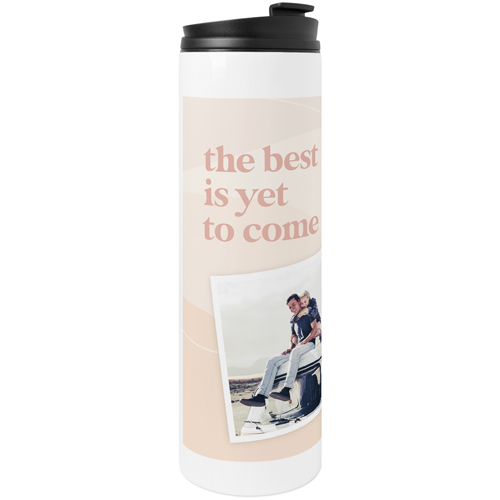 Best Future Stainless Steel Travel Mug, White,  , 20oz, Pink