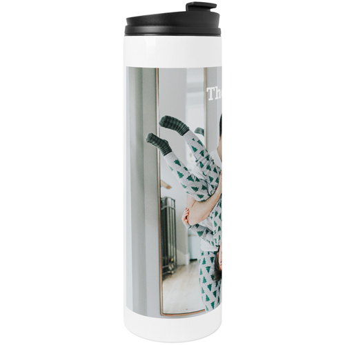 Photo Hero Gallery Stainless Steel Travel Mug, White,  , 20oz, Multicolor