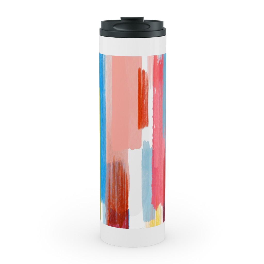 Summer Memories - Multi Stainless Mug, White,  , 20oz, Multicolor