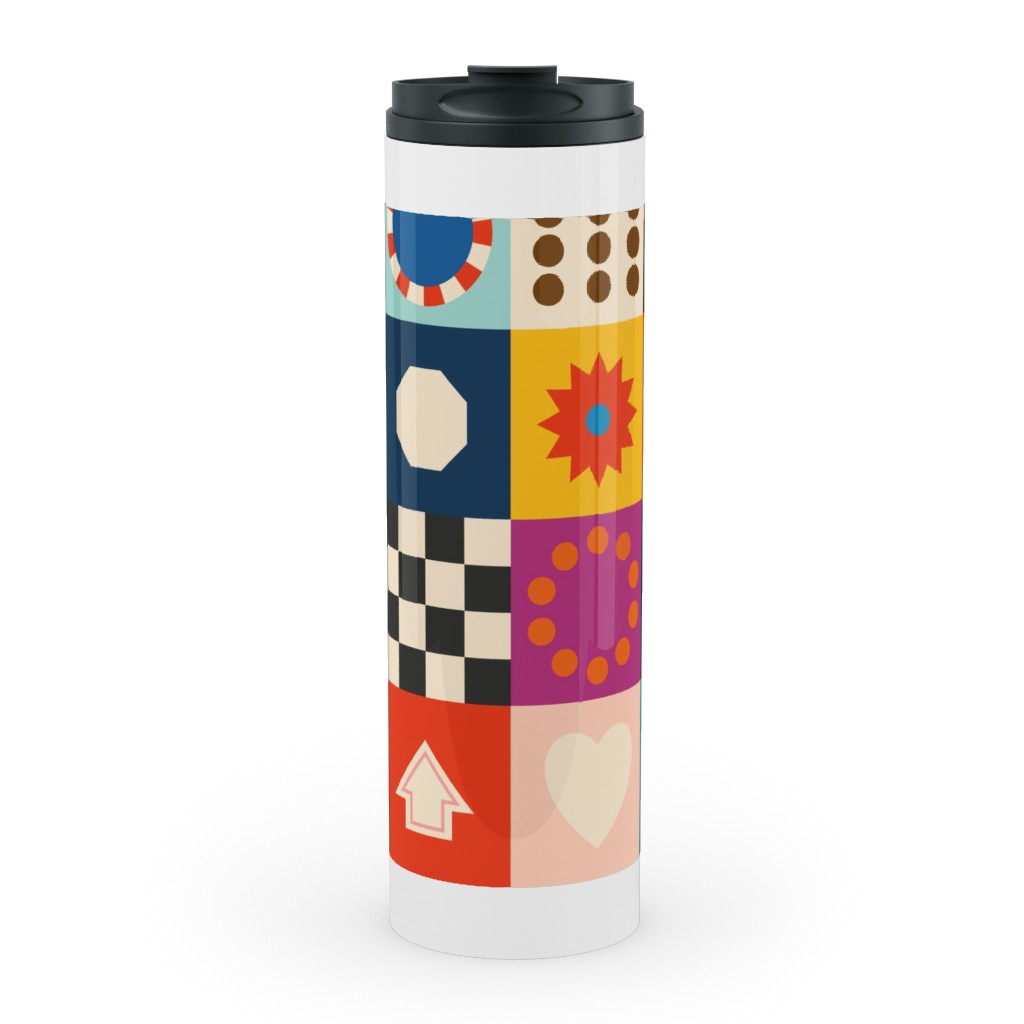 Game Cupboard Stainless Mug, White,  , 20oz, Multicolor