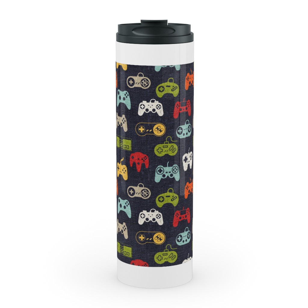 Super Mario Bros. 16oz Travel Cup with Straw Holder 