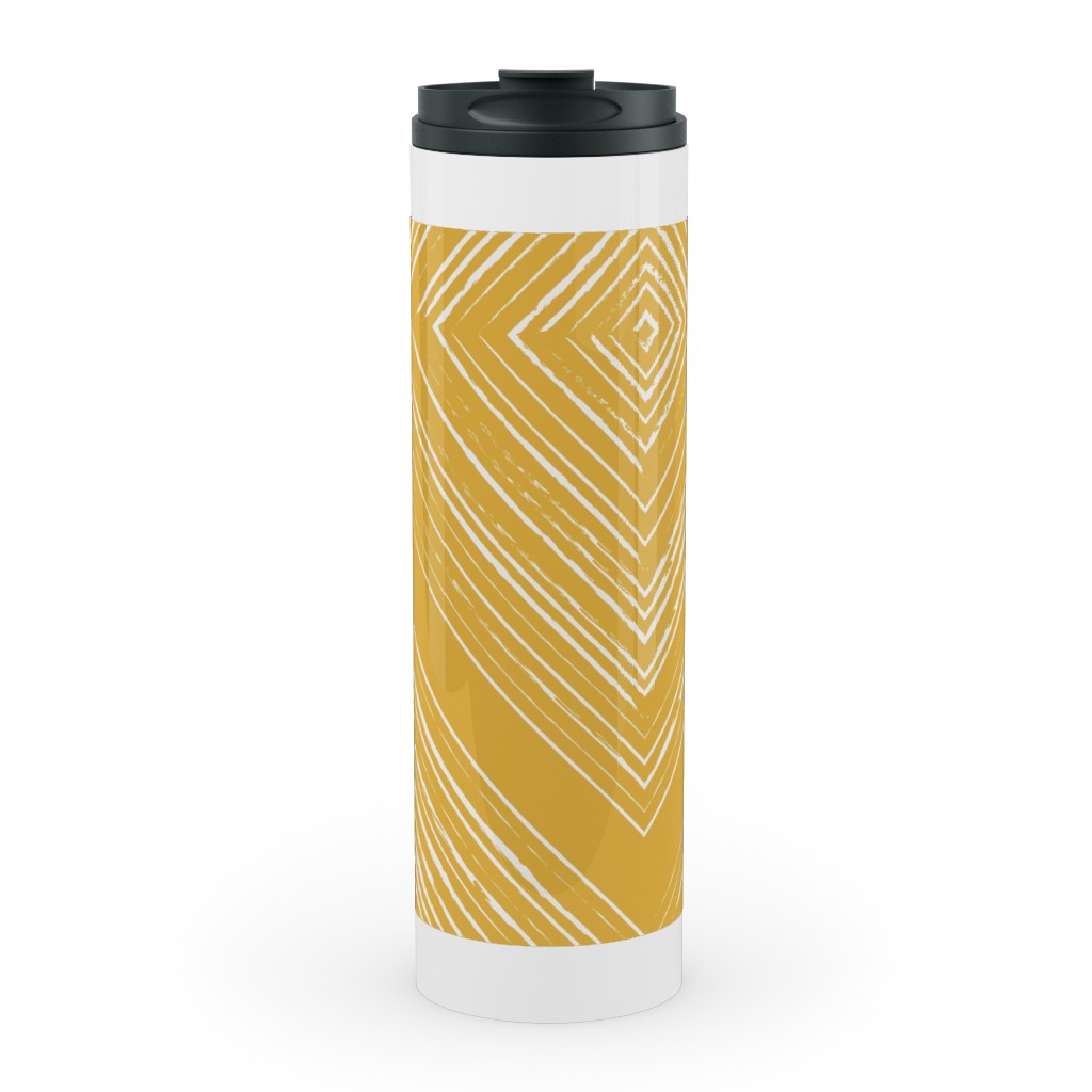 Modern Farmhouse - Mustard Stainless Mug, White, , 20oz, Yellow, Classic Yellow