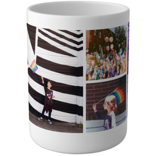 Gallery of Five Grid Custom Cup, Multicolor