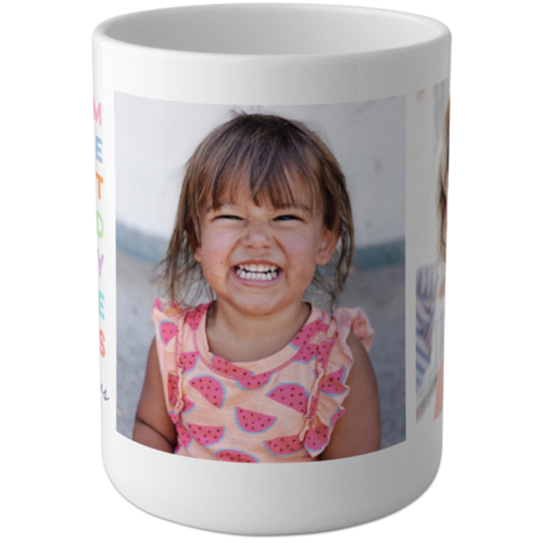 Gallery of Two Sentiments Custom Cup, Multicolor