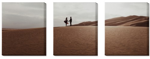 Three Across 16x20 Spread Canvas Prints, No Frame, Multi piece, Multicolor