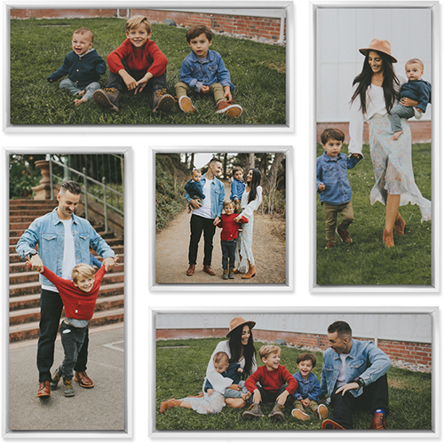 Panoramic Spiral Mounted Wall Art, Multi piece, White, Multicolor, Multi