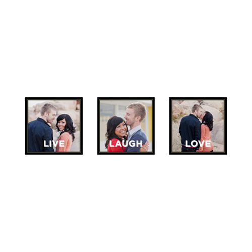 Everyday Sentiments Canvas Prints, Black, Multi piece, Multicolor