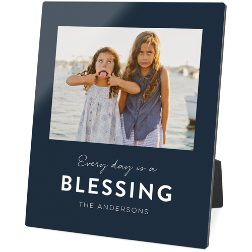 Everyday Is A Blessing Desktop Plaque, Rectangle Ornament, 8x10, Black
