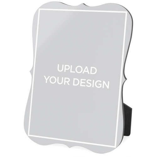 Upload Your Own Design Desktop Plaque, Bracket, 5x7, Multicolor
