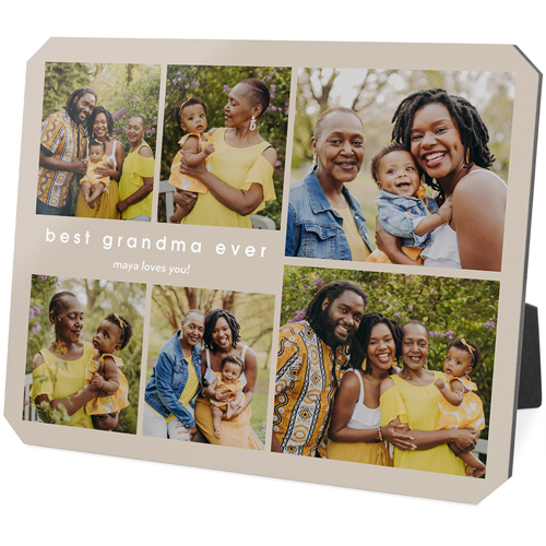 Text Gallery of Six Desktop Plaque, Ticket, 8x10, Multicolor, multi