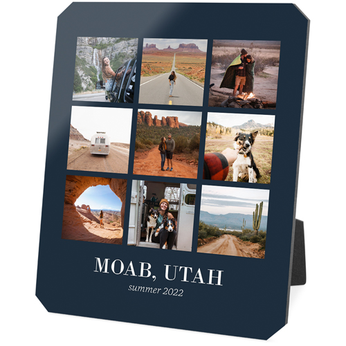 Gallery Of Nine Grid Desktop Plaque, Ticket, 8x10, Multicolor, multi