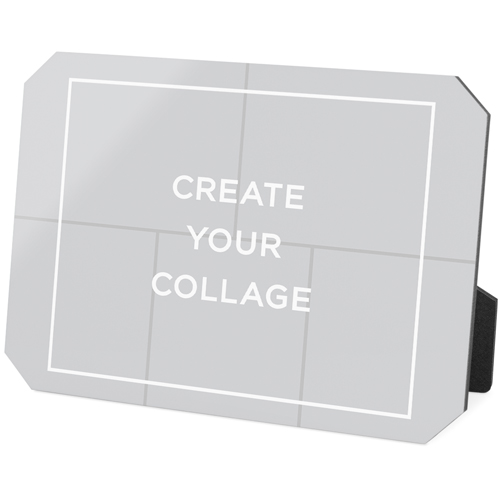 Create a Collage Desktop Plaque, Ticket, 5x7, Multicolor