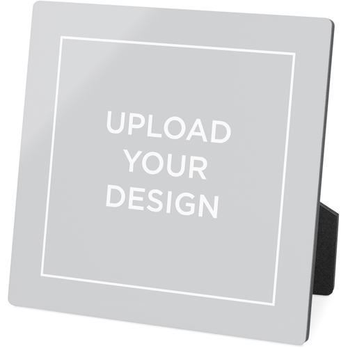 Upload Your Own Design Landscape Desktop Plaque, Rectangle, 5x5, Multicolor