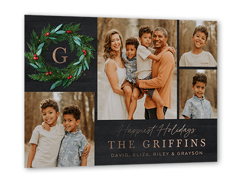 Black Holiday Photo Cards