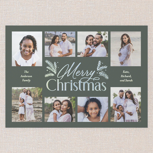 Personalized Tropical Christmas Cards