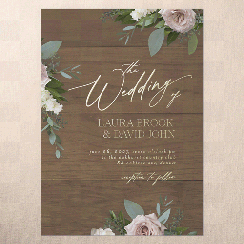 Seasonal Wedding Invitations