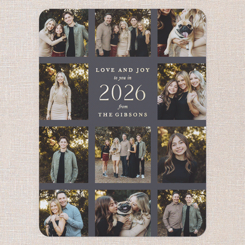 Gold Foil New Year Cards