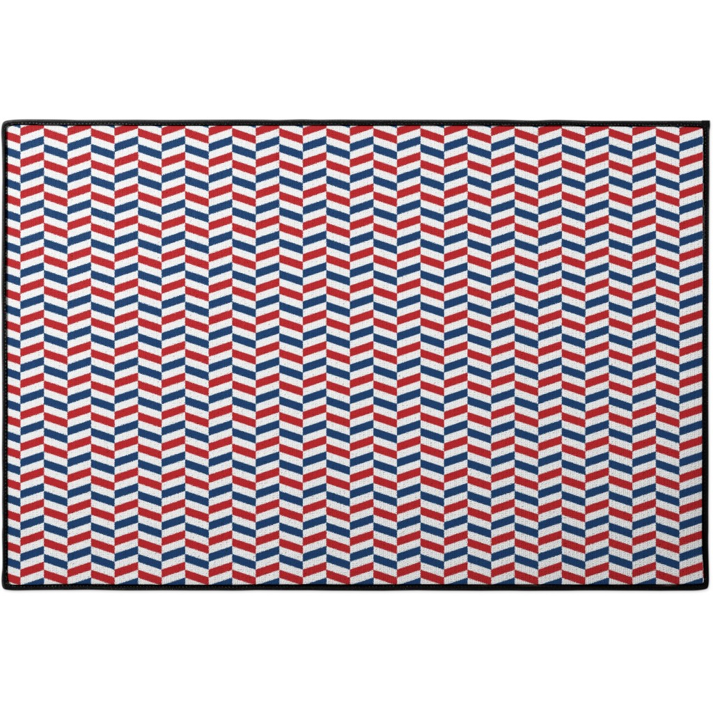 American Stripes - Multi Door Mat, Multicolor