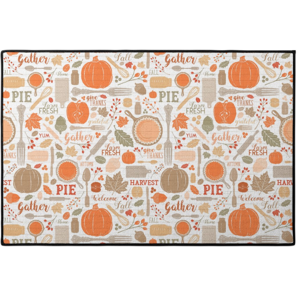 Fall Front Door Mat, Give Thanks Doormat