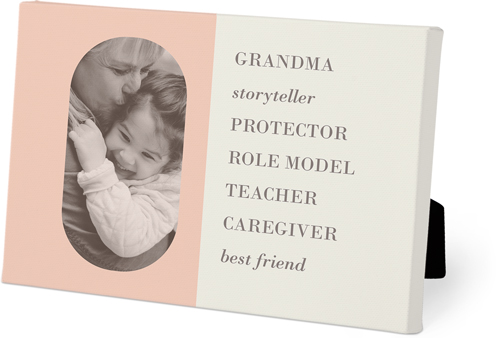 Traits of the Best Easel Back Canvas, 5x7, No Frame, Easel Back Canvas, Beige, fair weather