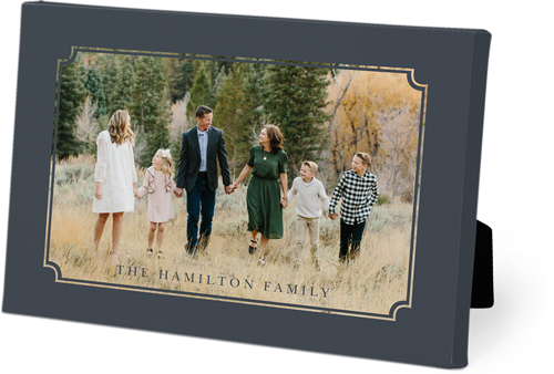 Hand Drawn Frame Easel Back Canvas, 5x7, No Frame, Easel Back Canvas, Gray, gray