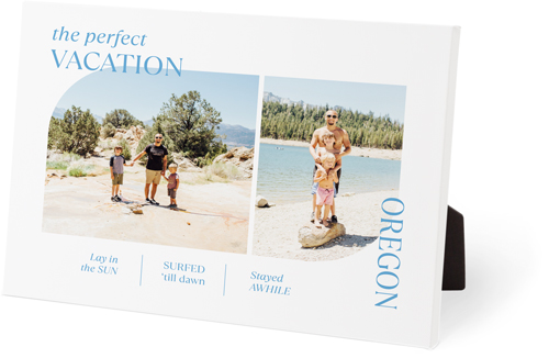 Travel Infographic Easel Back Canvas, 8x10, No Frame, Easel Back Canvas, White, white