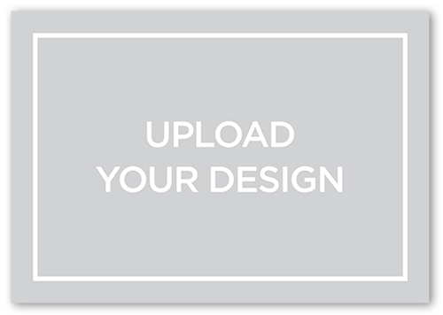 Upload Your Own Design Wedding Enclosure Card, White, Matte, 100% Recycled Cardstock , Square
