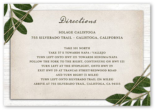 Ingrained Love Wedding Enclosure Card, Beige, Matte, Signature Smooth Cardstock, Square