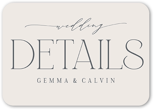 Wedding Reception Cards