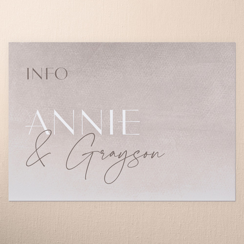 Modern Grace Wedding Enclosure Card, Pink, Matte, Pearl Shimmer Cardstock, Square