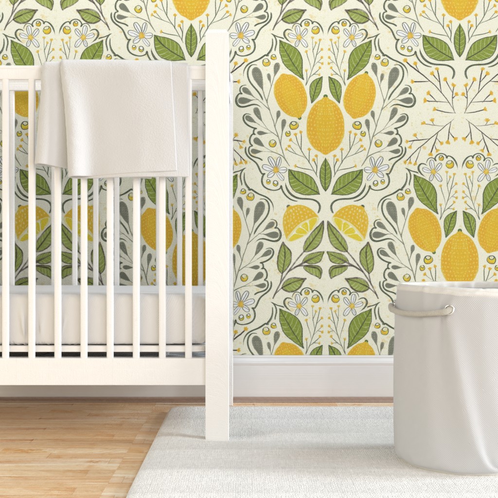 Lemon Drop - Yellow Wallpaper | Shutterfly