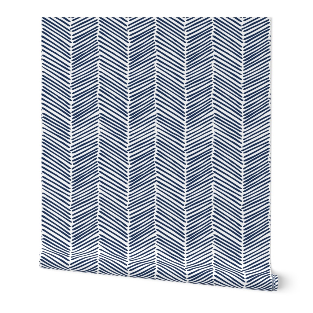 Freeform Arrows Wallpaper, 2'x3', Prepasted Removable Smooth, Blue