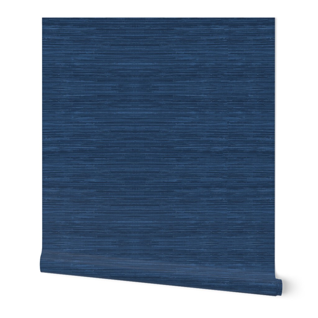 Grasscloth Wallpaper, 2'x9', Prepasted Removable Smooth, Blue