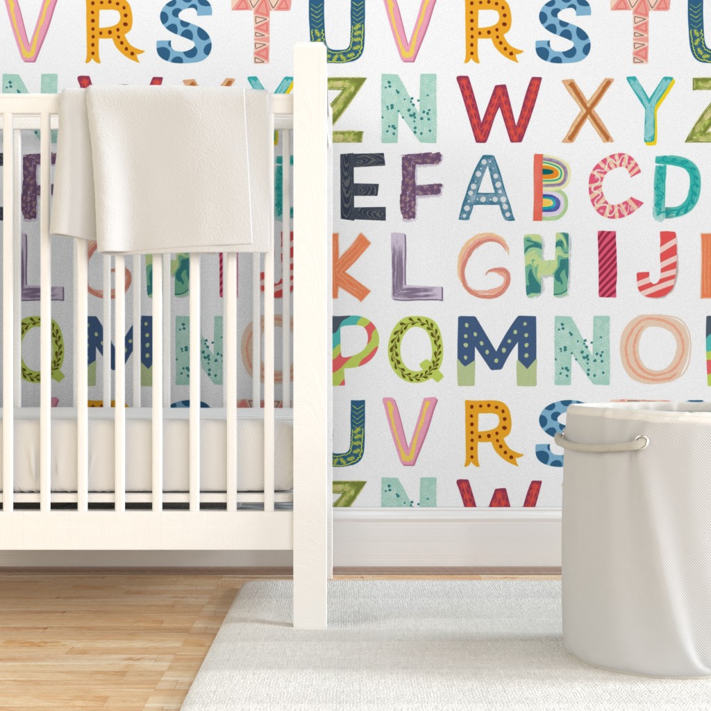 Alphabet Blocks - Multi Wallpaper | Shutterfly
