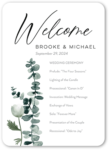 wedding programs