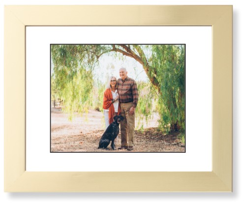 Landscape Photo Gallery Framed Print, Matte Gold, Contemporary, Black, White, Single piece, 8x10, Multicolor, multi