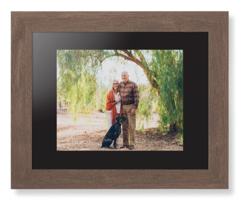 Landscape Photo Gallery Framed Print, Walnut, Contemporary, None, Black, Single piece, 8x10, Multicolor